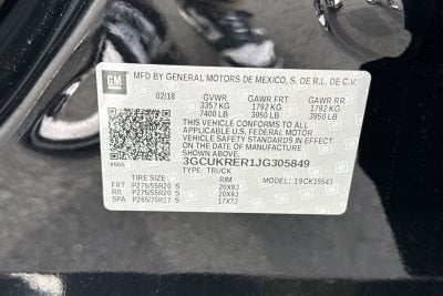 2018 Chevrolet Silverado 1500 LT