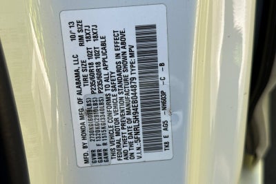 2014 Honda Odyssey Touring
