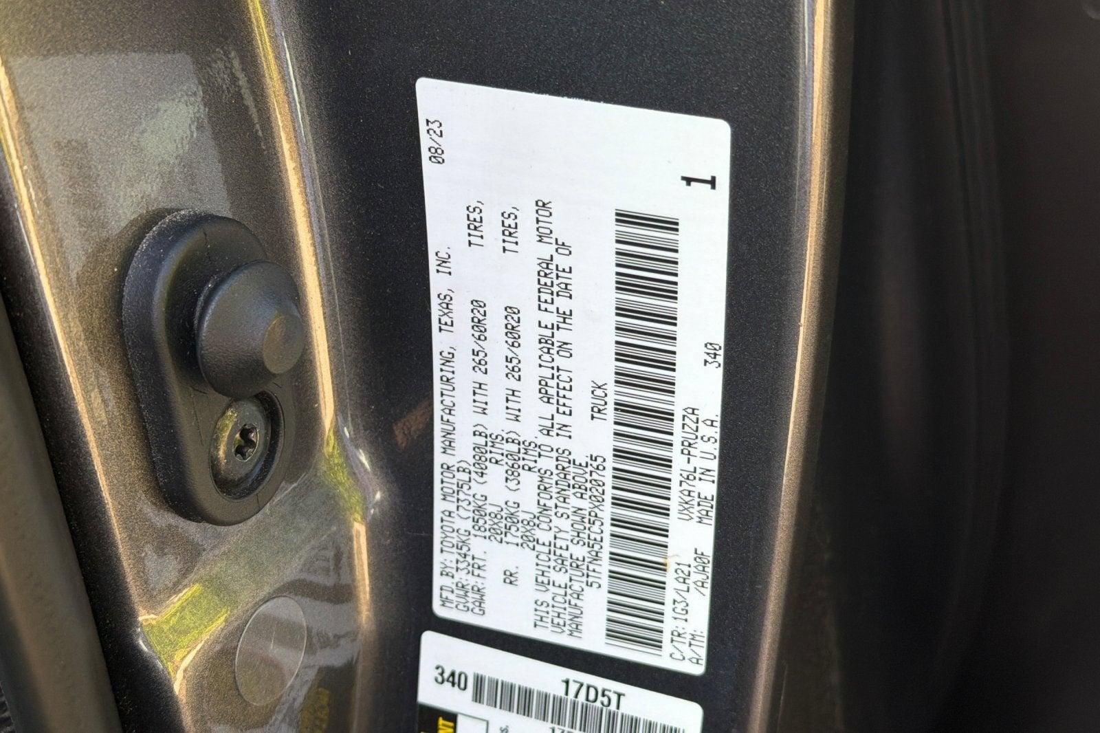 2023 Toyota Tundra 4WD Platinum