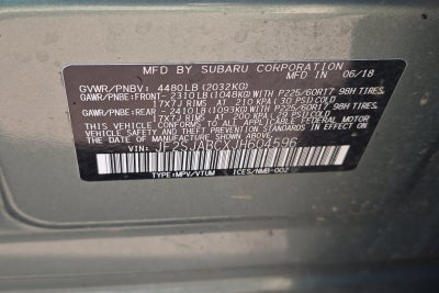 2018 Subaru Forester 4DR SUV 2.5I CVT
