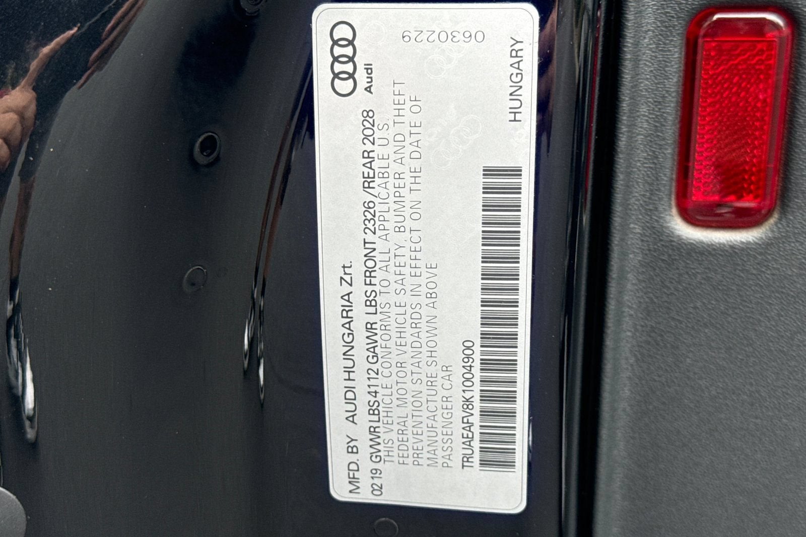 2019 Audi TT Coupe 2.0 TFSI