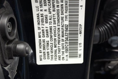 2020 Honda Civic EX