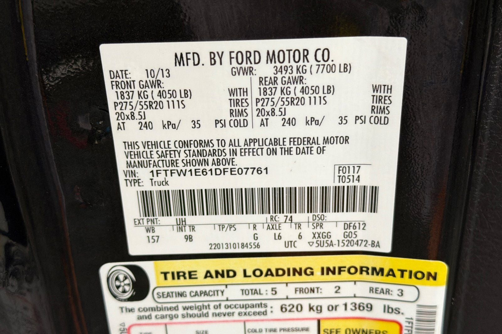 2013 Ford F-150 Platinum