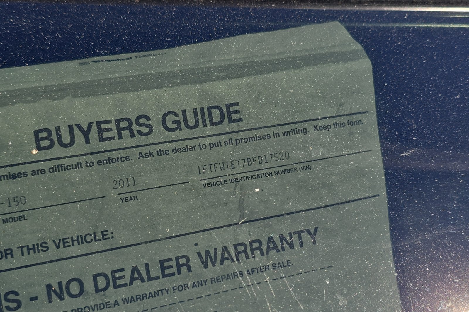 2011 Ford F-150 Base
