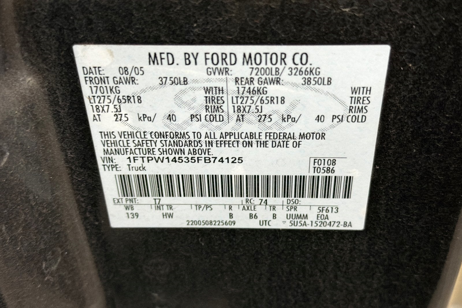 2005 Ford F-150 Base