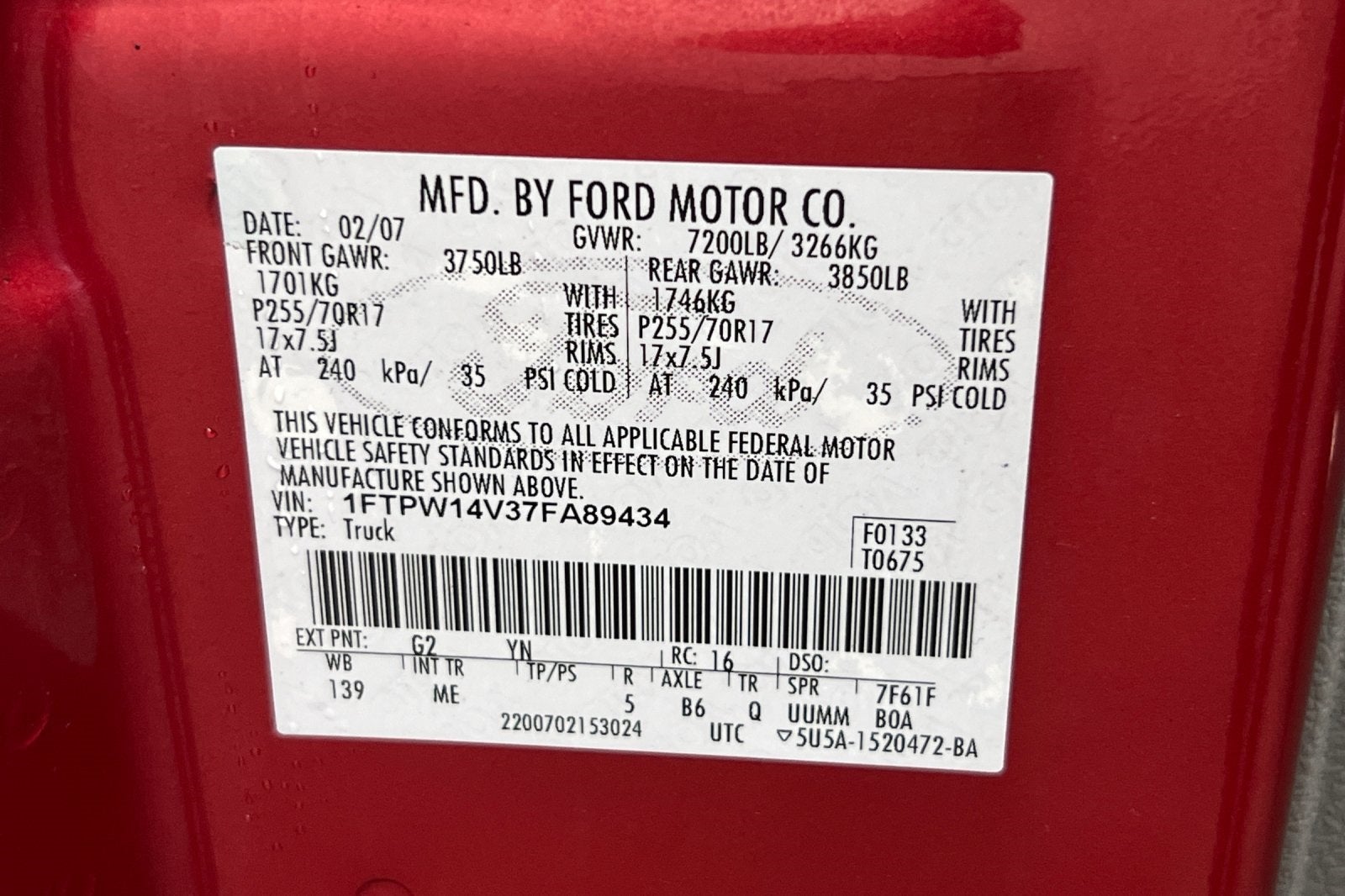 2007 Ford F-150 Base