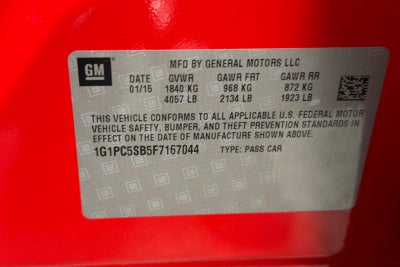 2015 Chevrolet Cruze 1LT