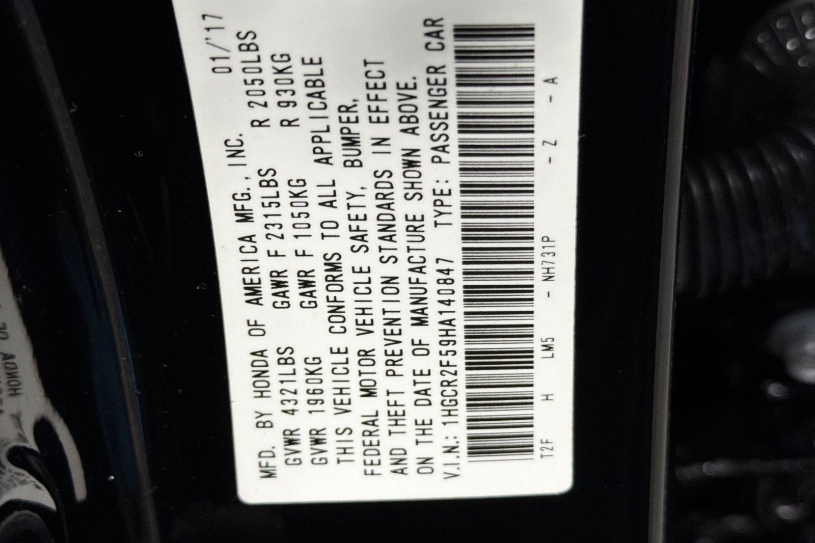 2017 Honda Accord Sport