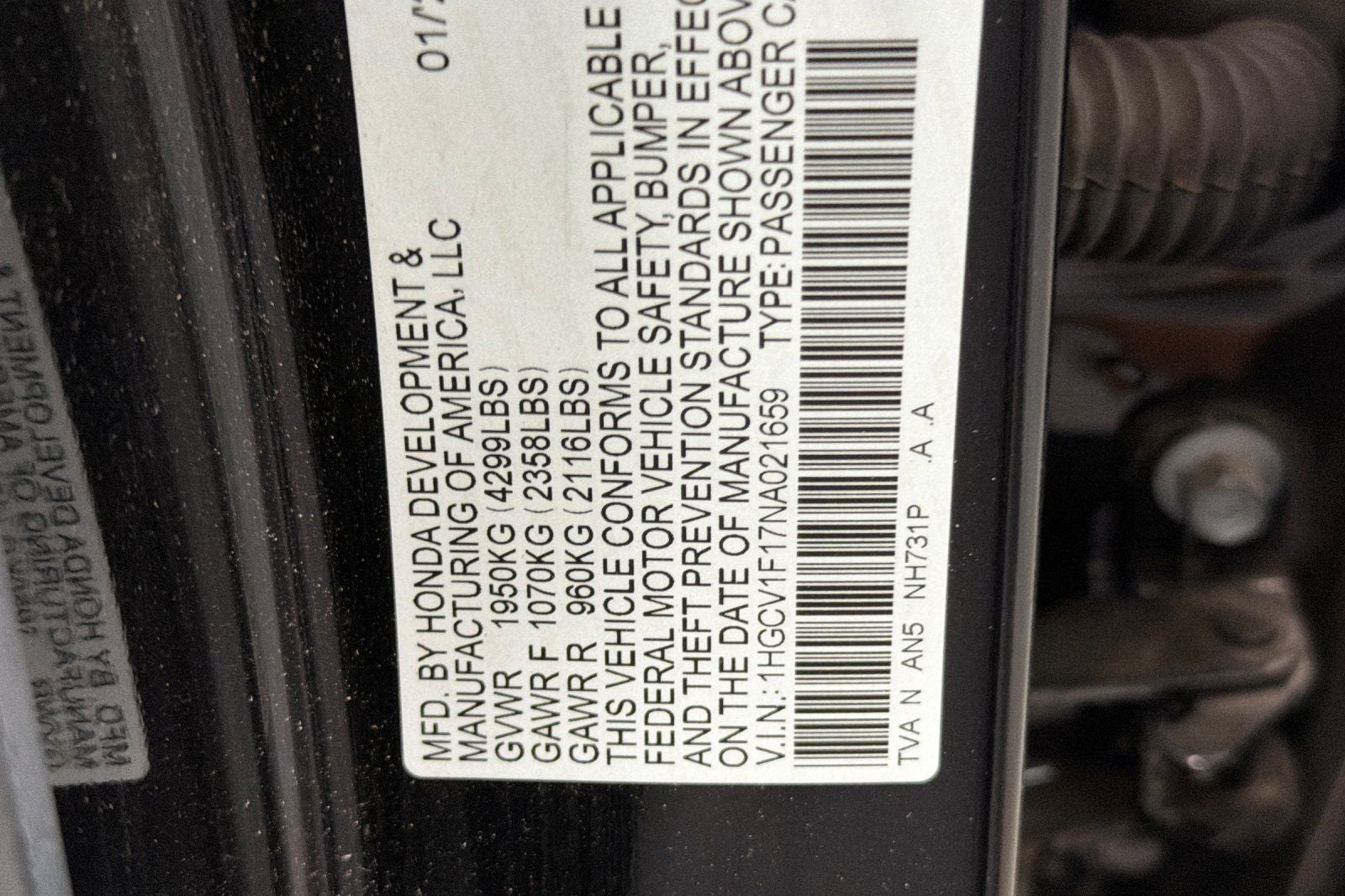 2022 Honda Accord LX