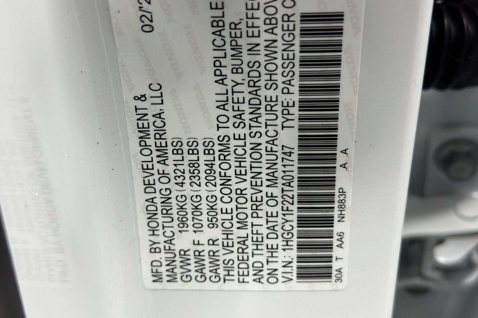 2026 Honda Accord LX