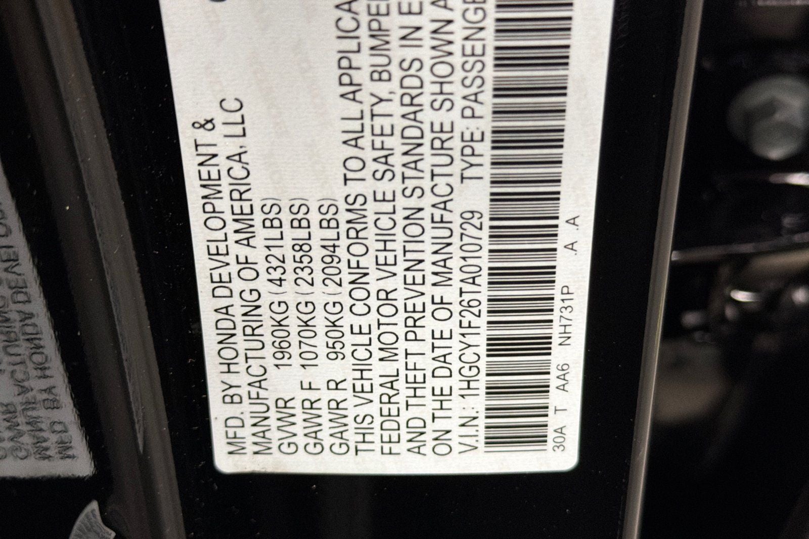 2026 Honda Accord LX