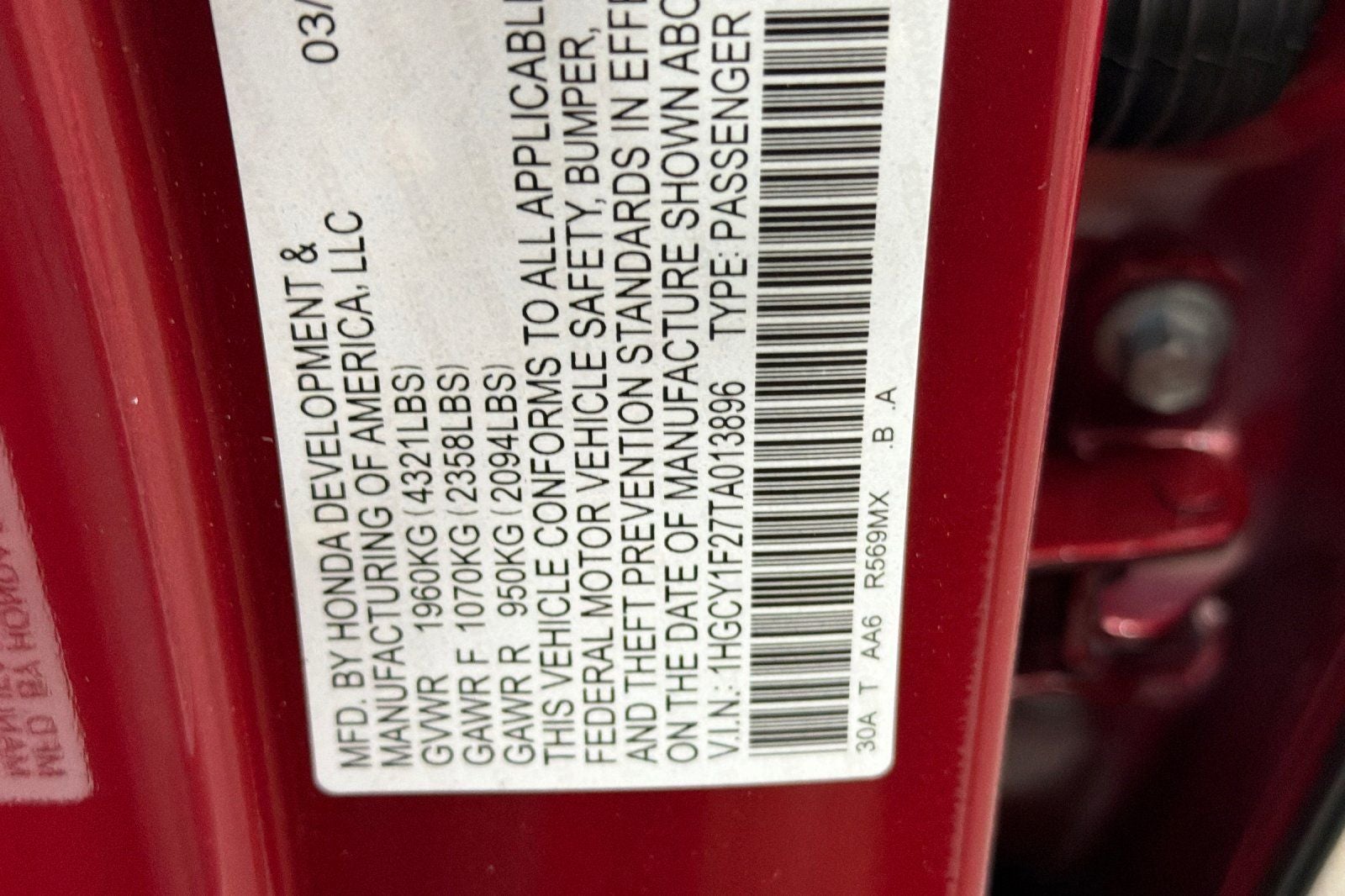 2026 Honda Accord LX