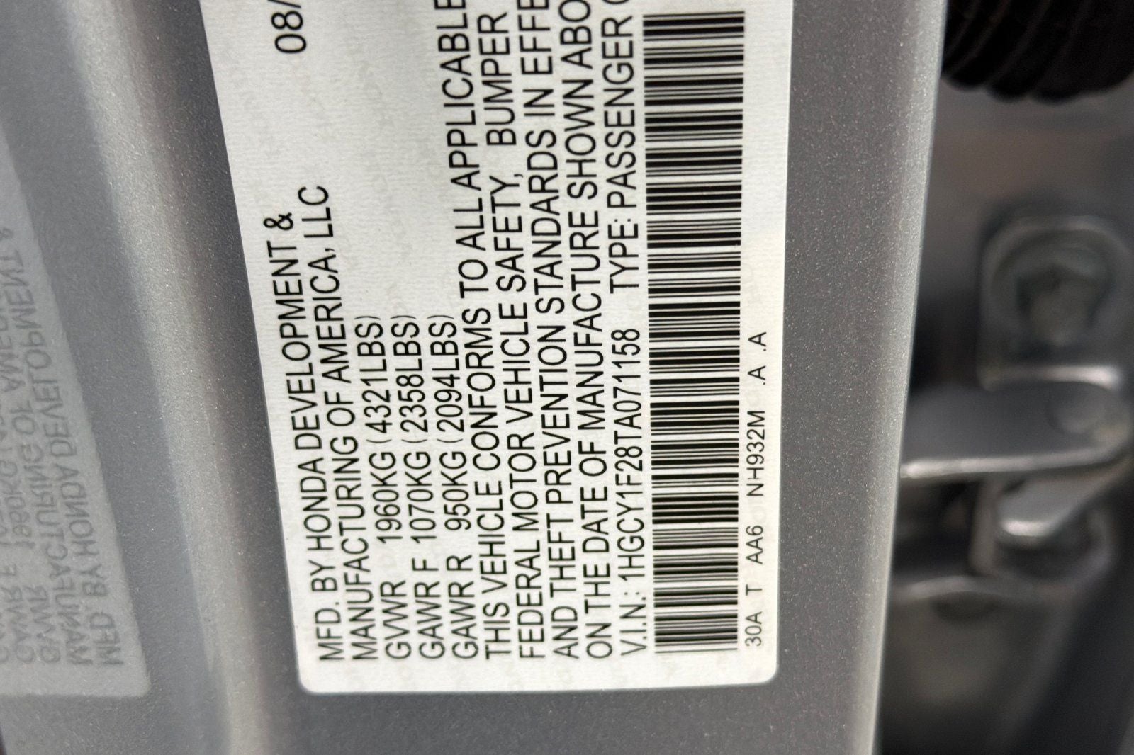 2026 Honda Accord LX