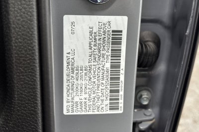 2025 Honda Accord Hybrid Sport