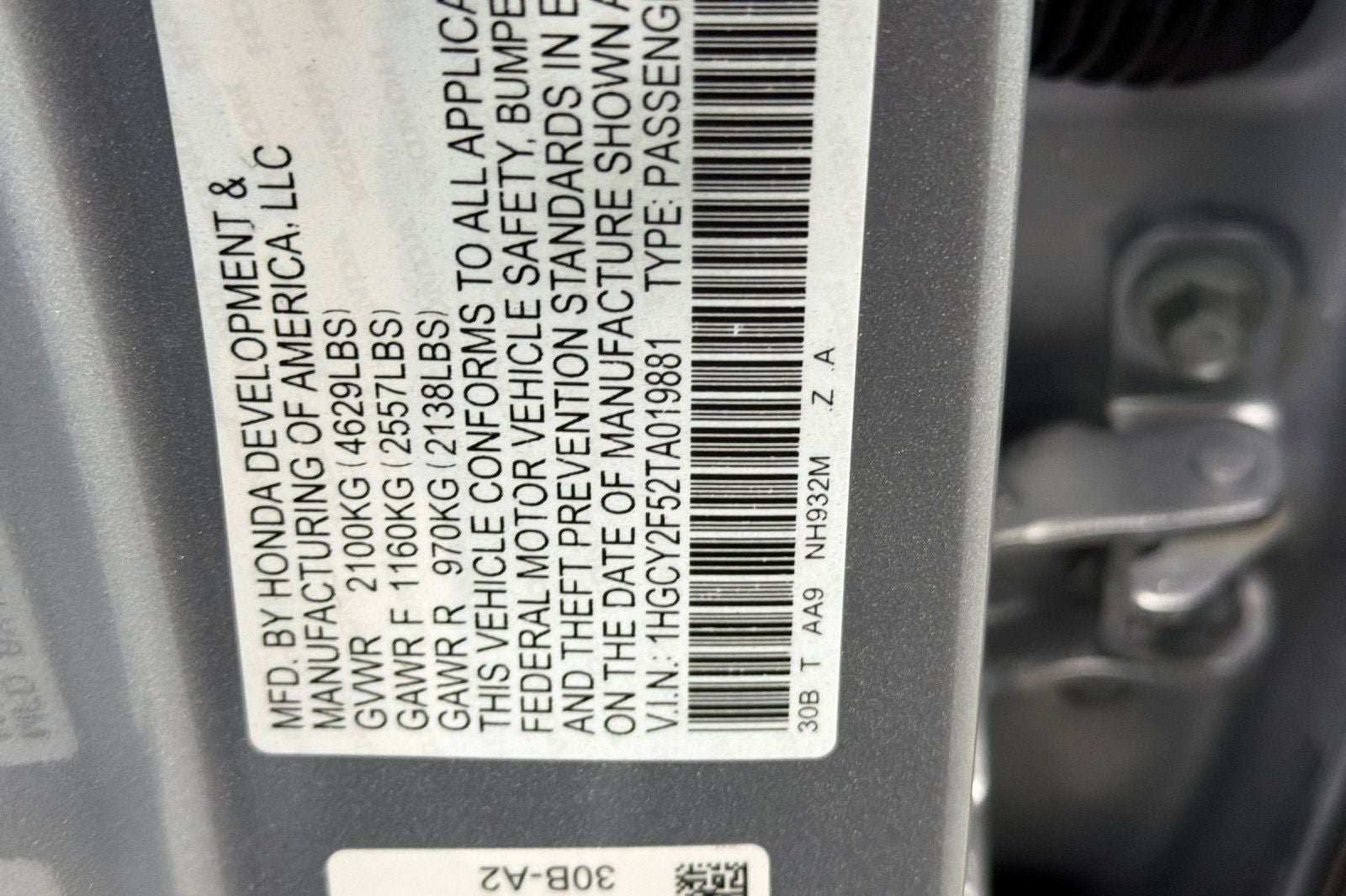 2026 Honda Accord Hybrid Sport