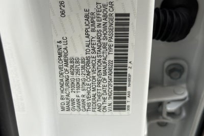2026 Honda Accord Hybrid Sport