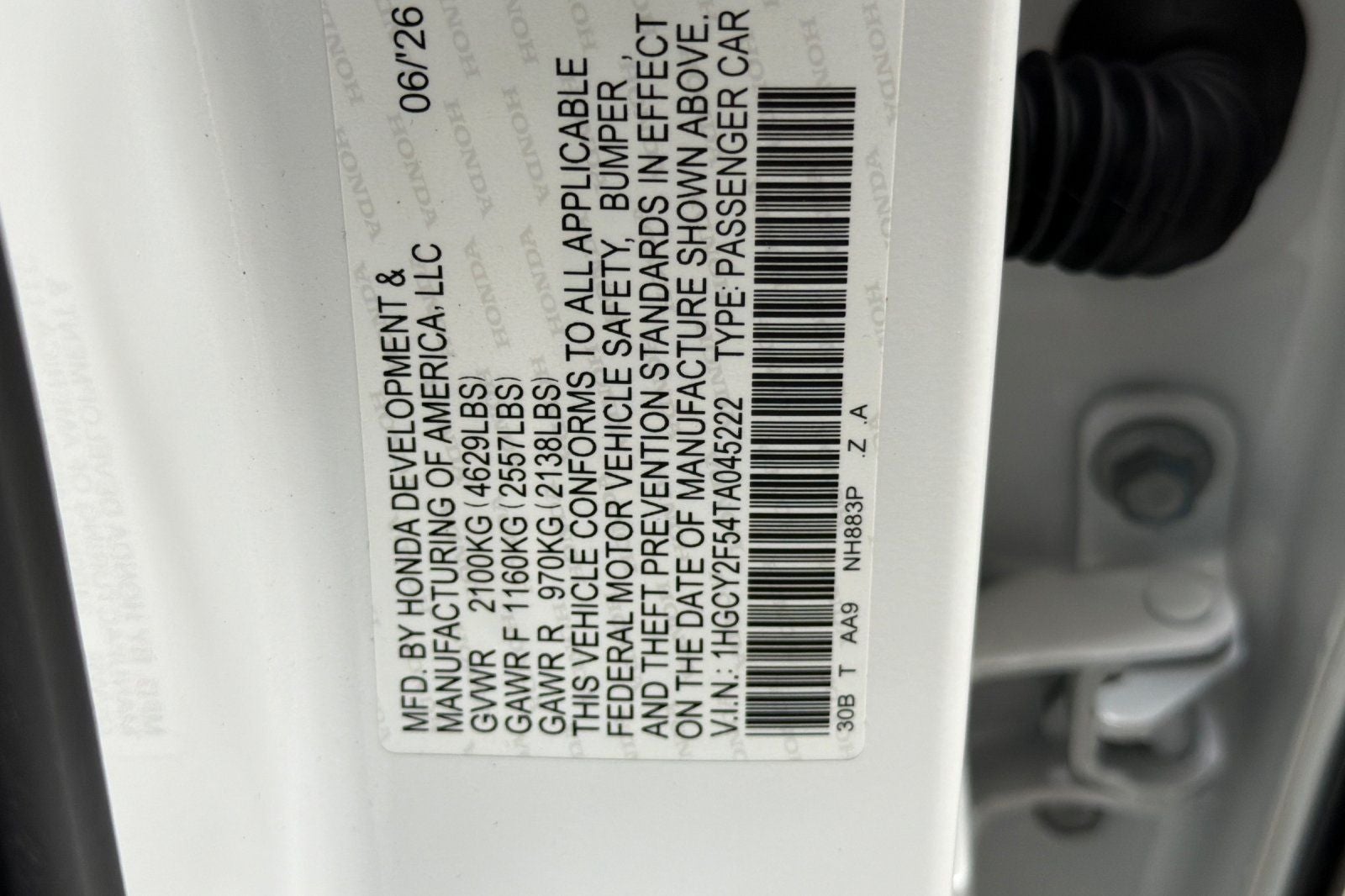 2026 Honda Accord Hybrid Sport