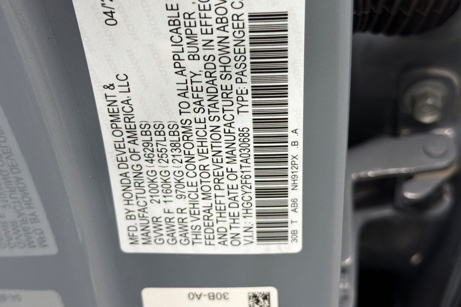 2026 Honda Accord Hybrid EX-L