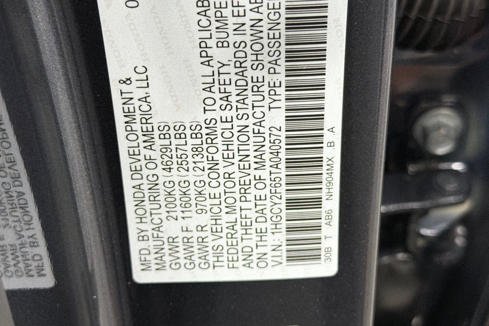 2026 Honda Accord Hybrid EX-L