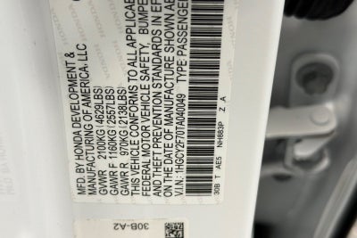 2026 Honda Accord Hybrid Sport-L