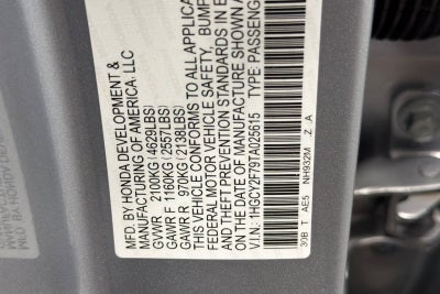 2026 Honda Accord Hybrid Sport-L