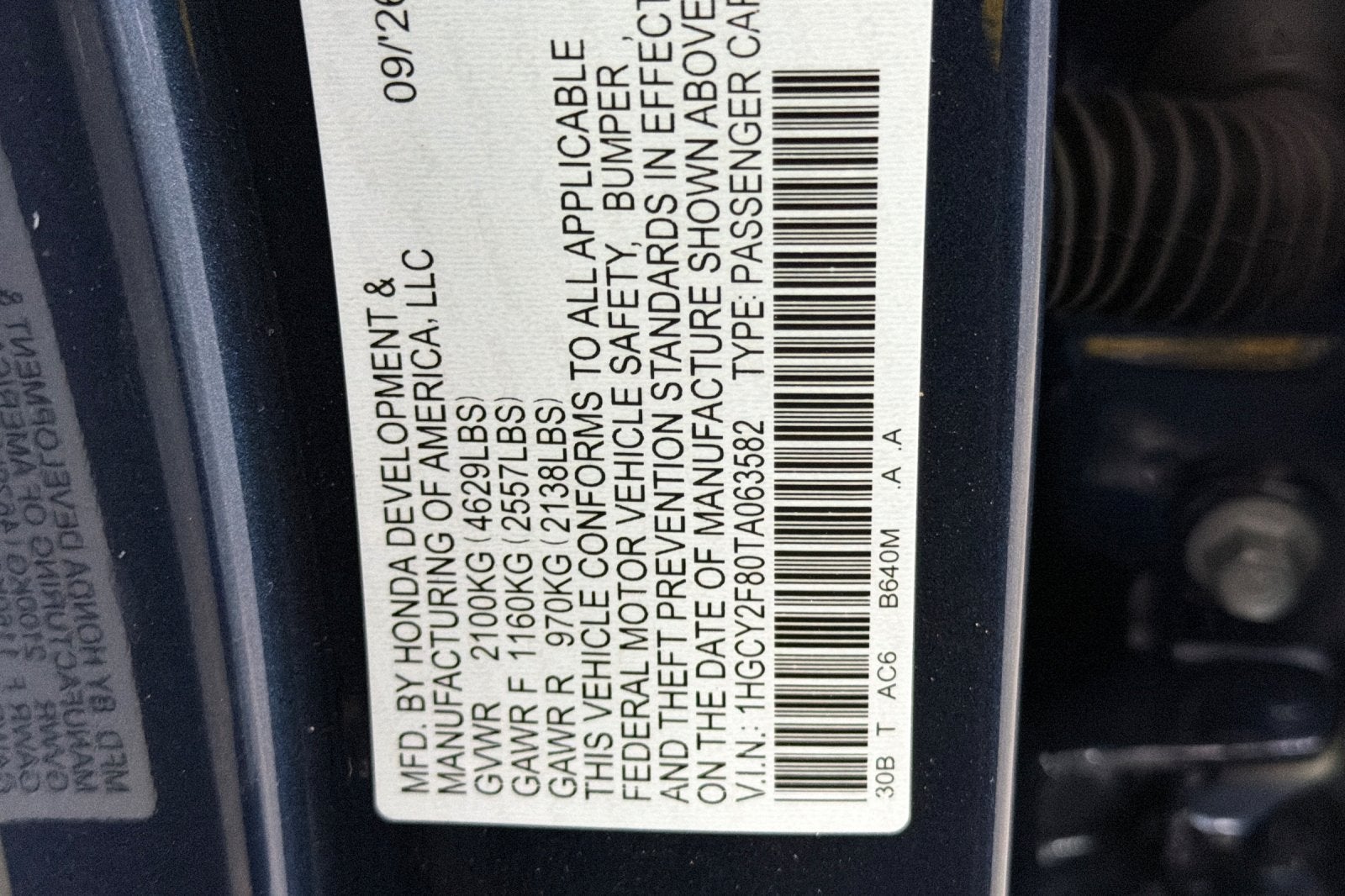 2026 Honda Accord Hybrid Touring