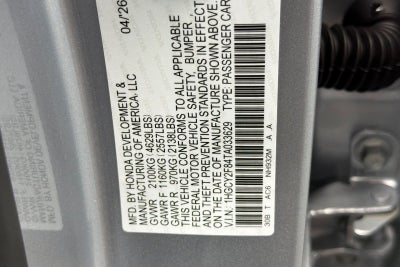 2026 Honda Accord Hybrid Touring