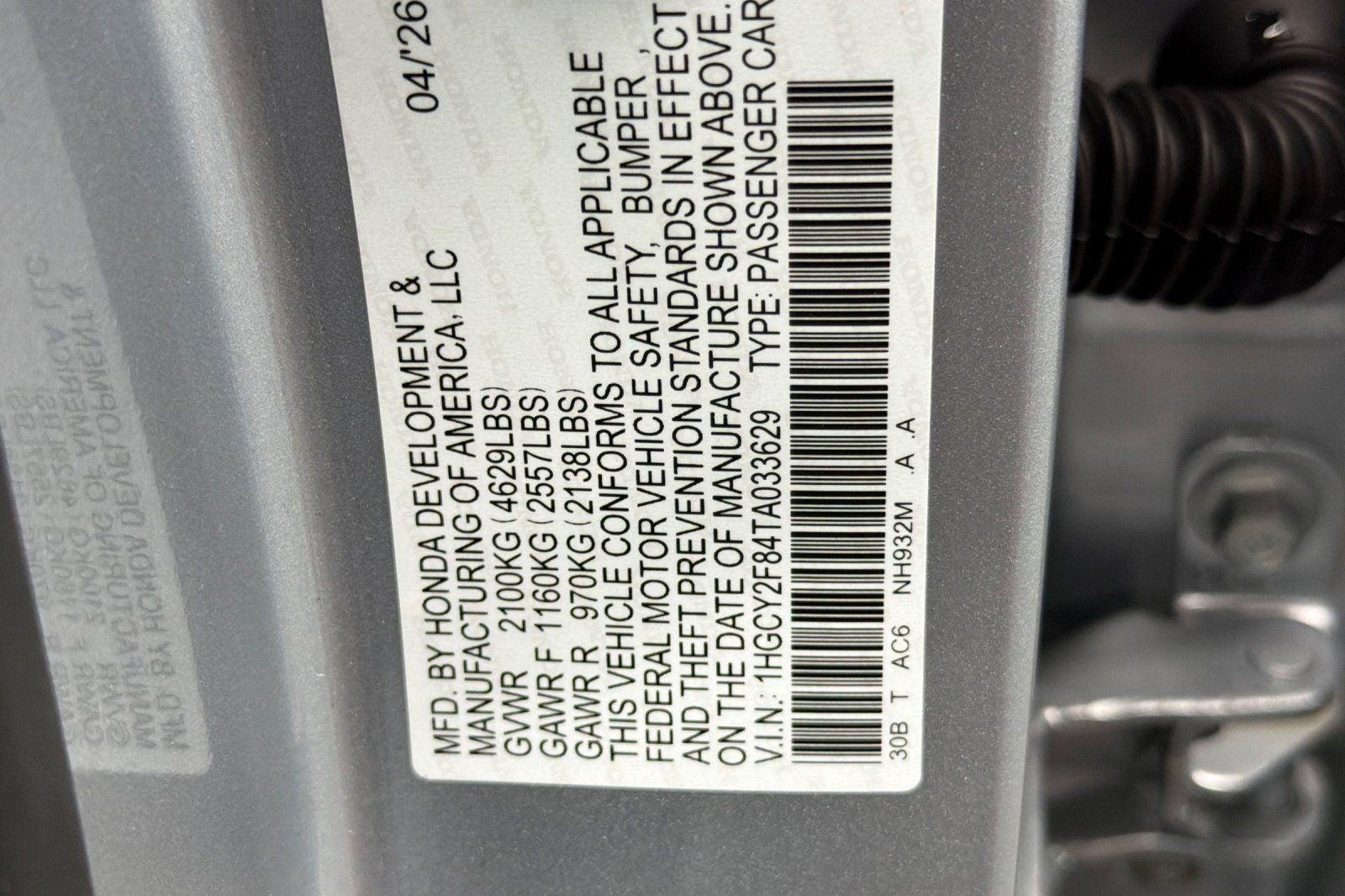2026 Honda Accord Hybrid Touring
