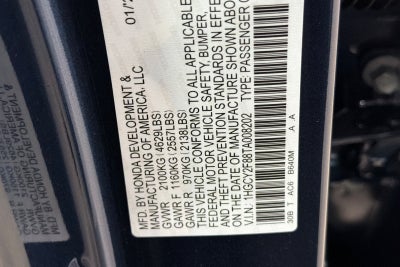 2026 Honda Accord Hybrid Touring