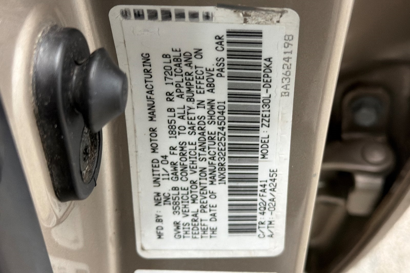 2005 Toyota Corolla CE