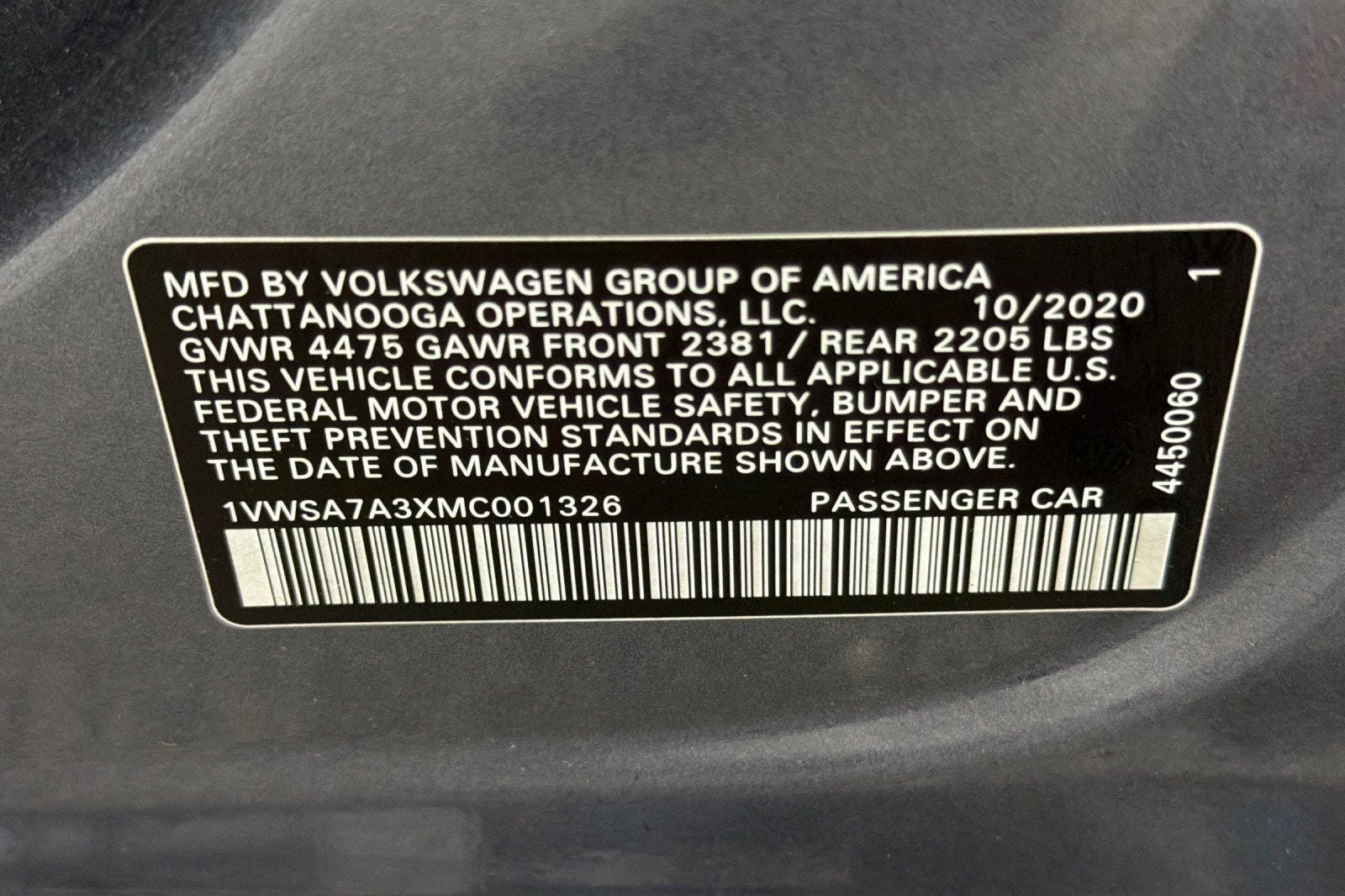 2021 Volkswagen Passat 2.0T SE