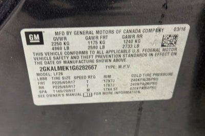 2016 GMC Terrain SLE-1