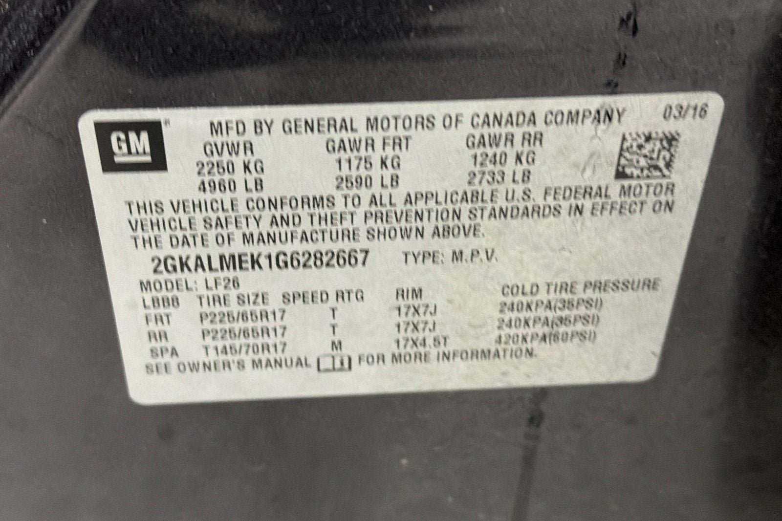 2016 GMC Terrain SLE-1