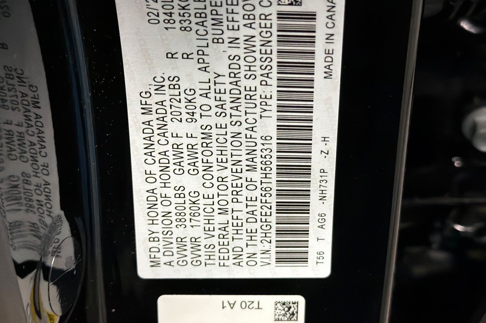 2026 Honda Civic Sport