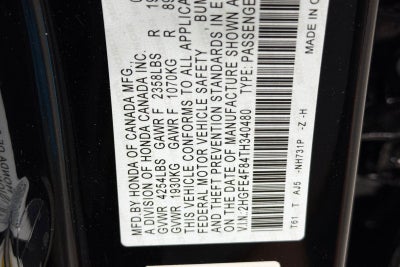 2026 Honda Civic Hybrid Sport Touring