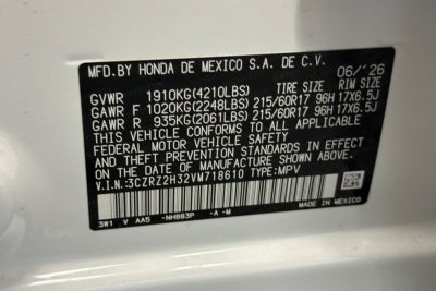 2027 Honda HR-V LX