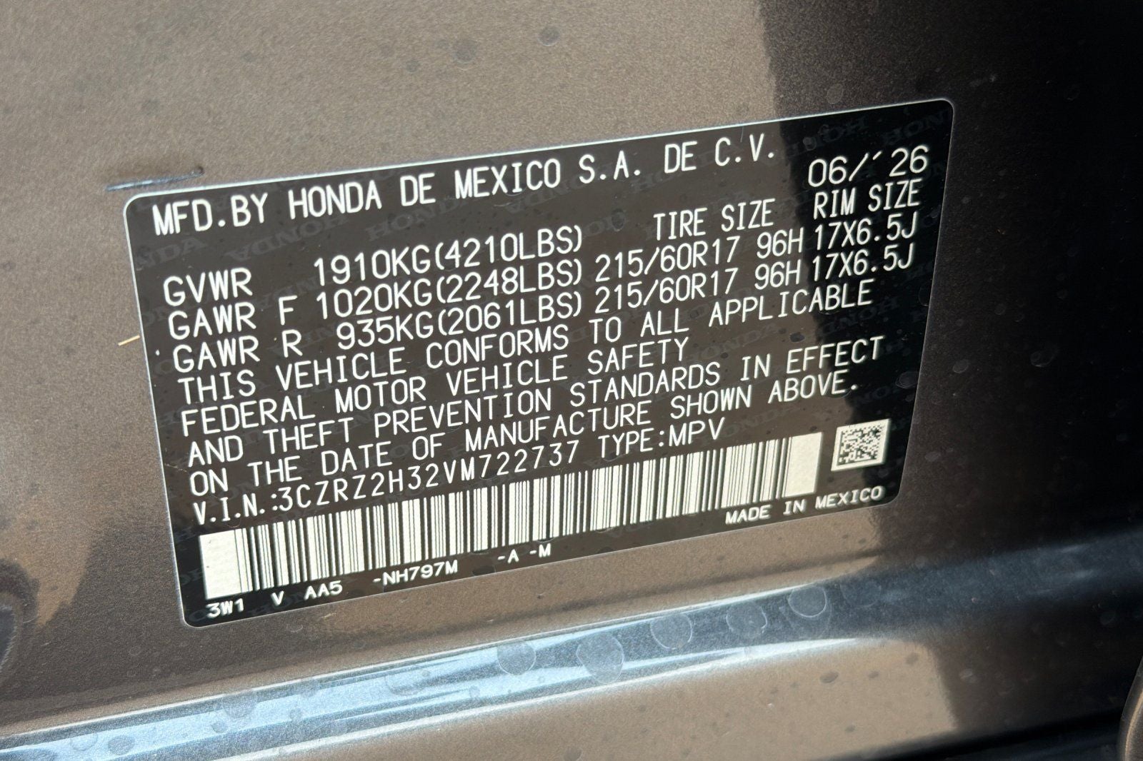 2027 Honda HR-V LX