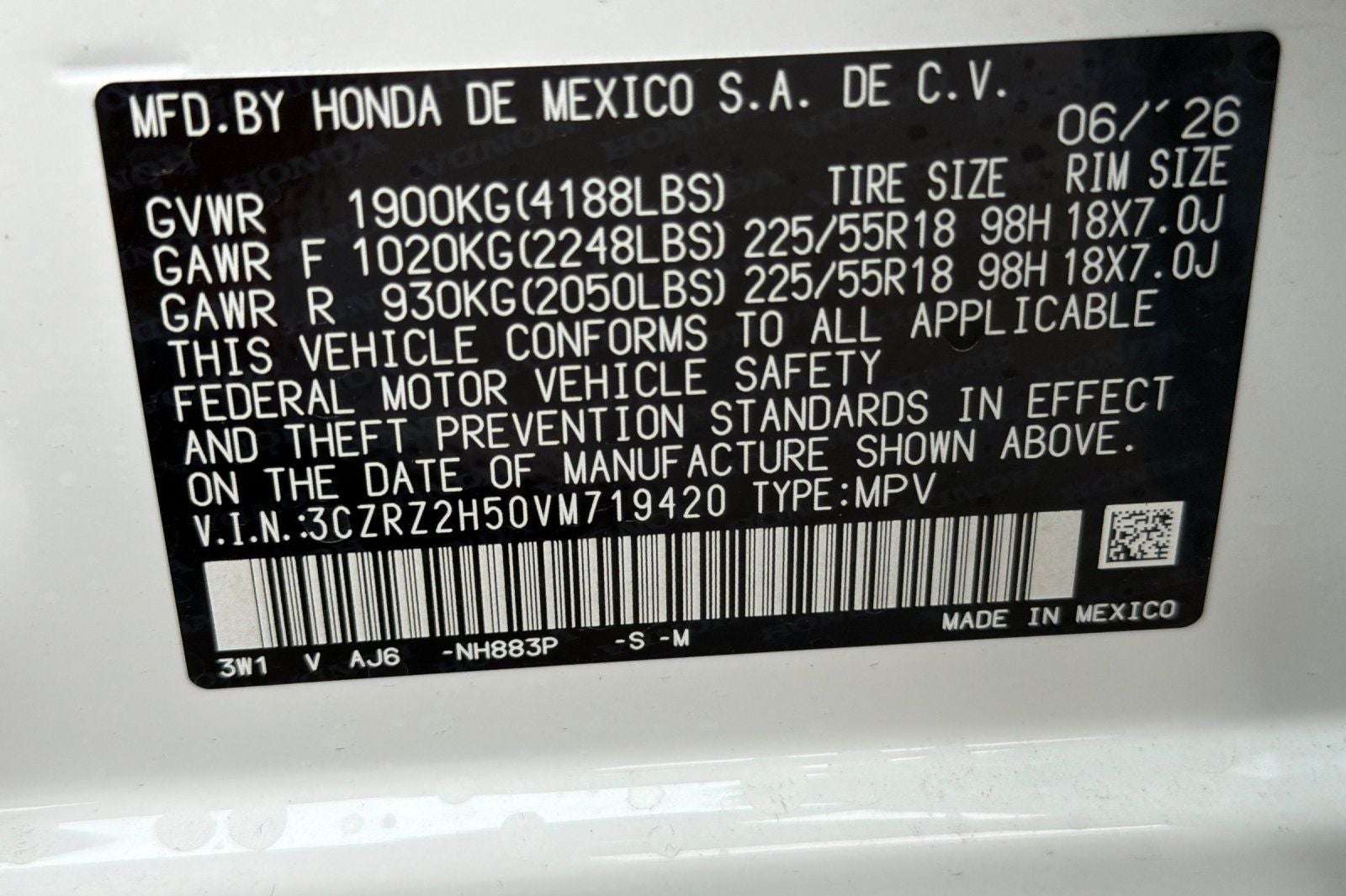 2027 Honda HR-V Sport
