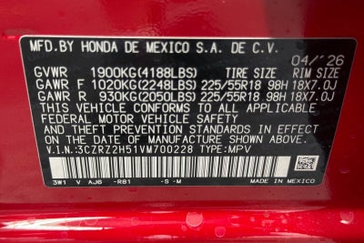2027 Honda HR-V Sport