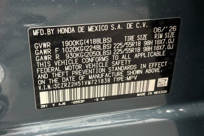 2027 Honda HR-V Sport