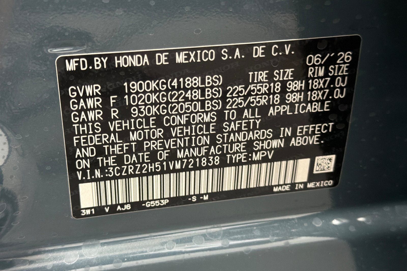 2027 Honda HR-V Sport