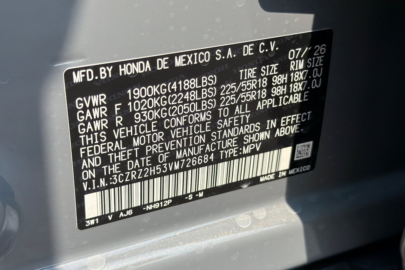 2027 Honda HR-V Sport