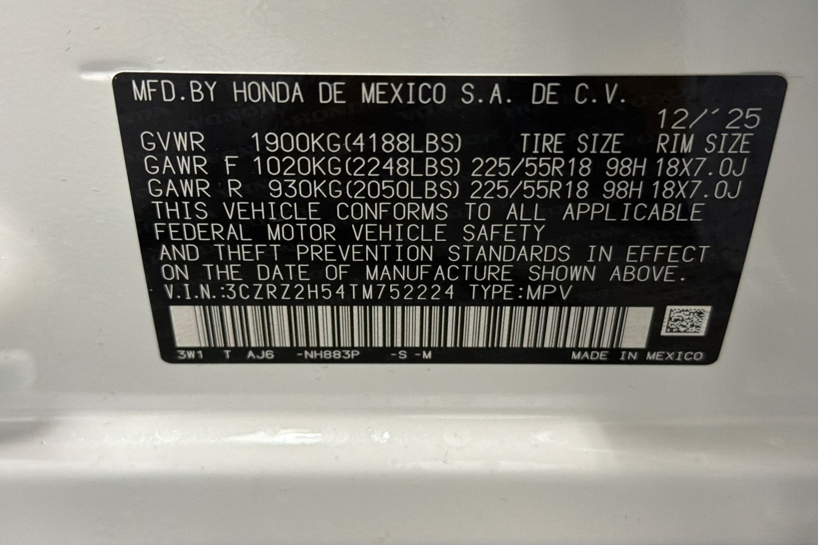 2026 Honda HR-V Sport