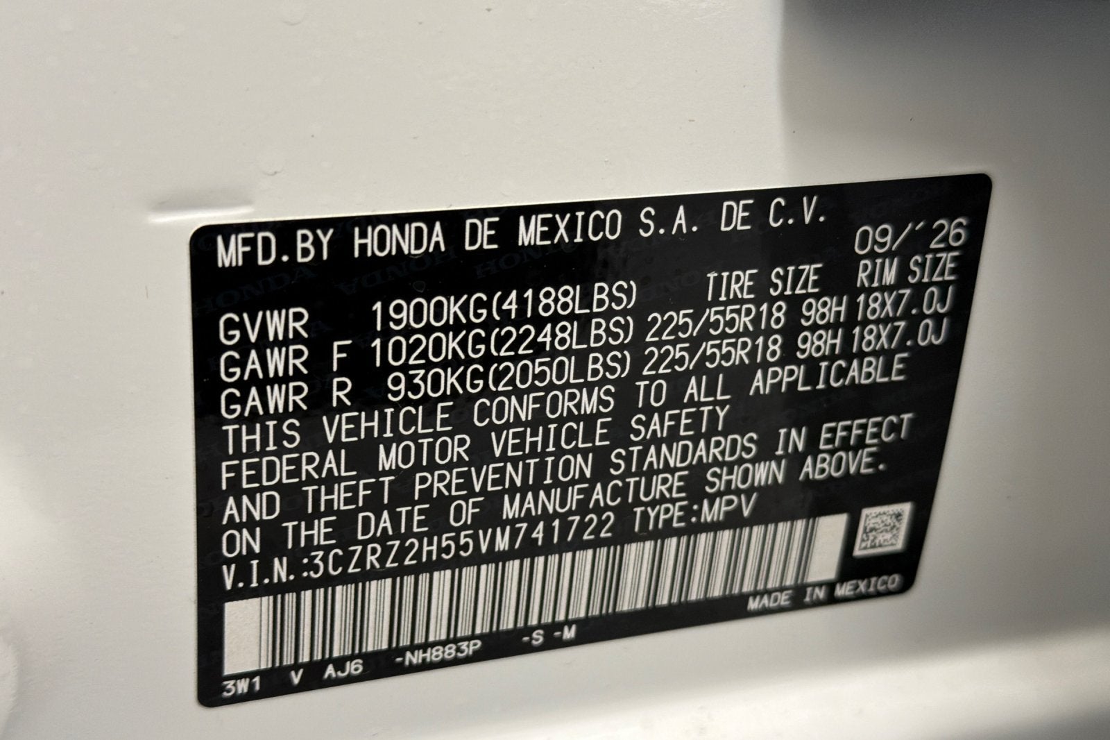 2027 Honda HR-V Sport