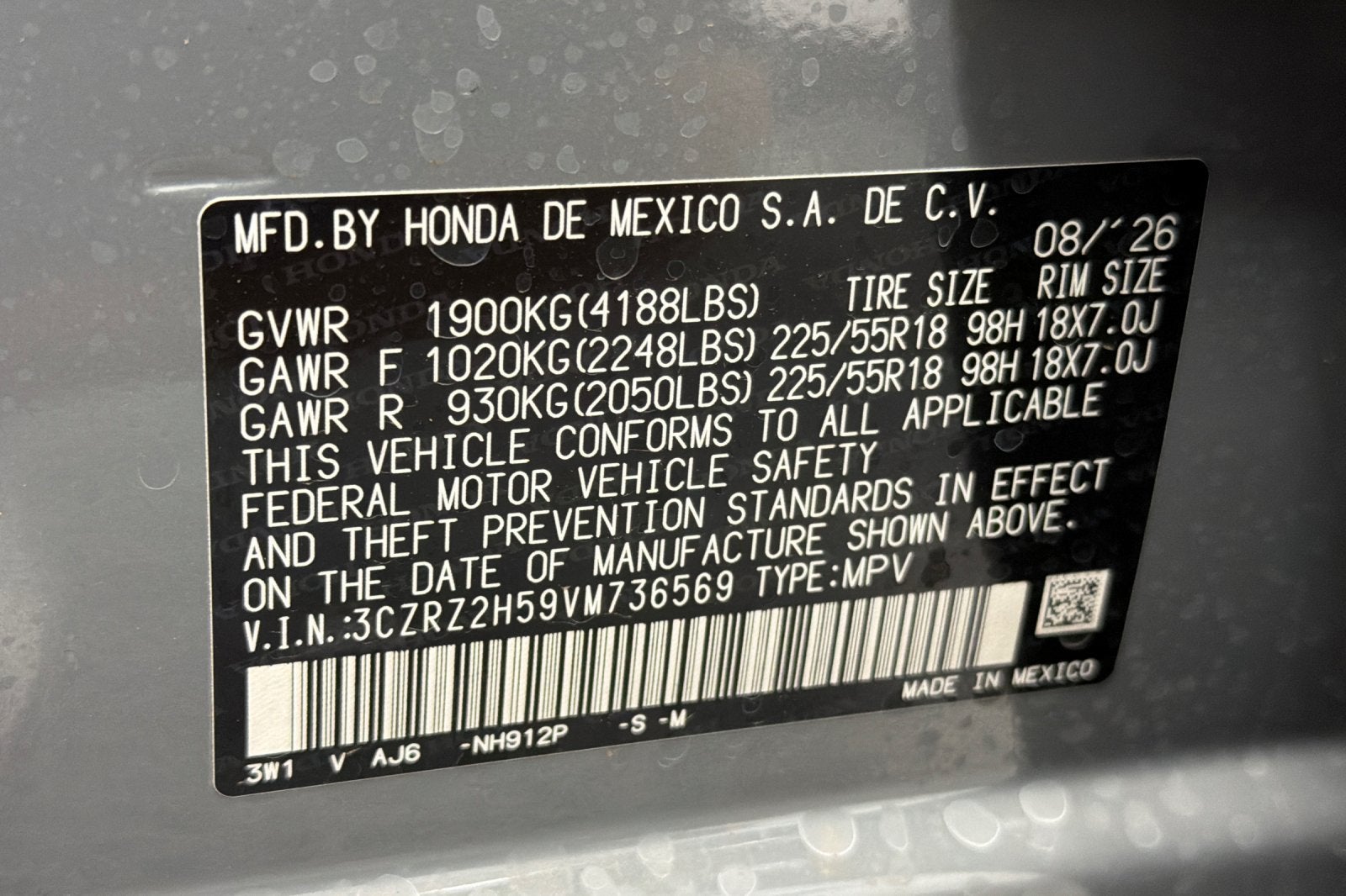 2027 Honda HR-V Sport