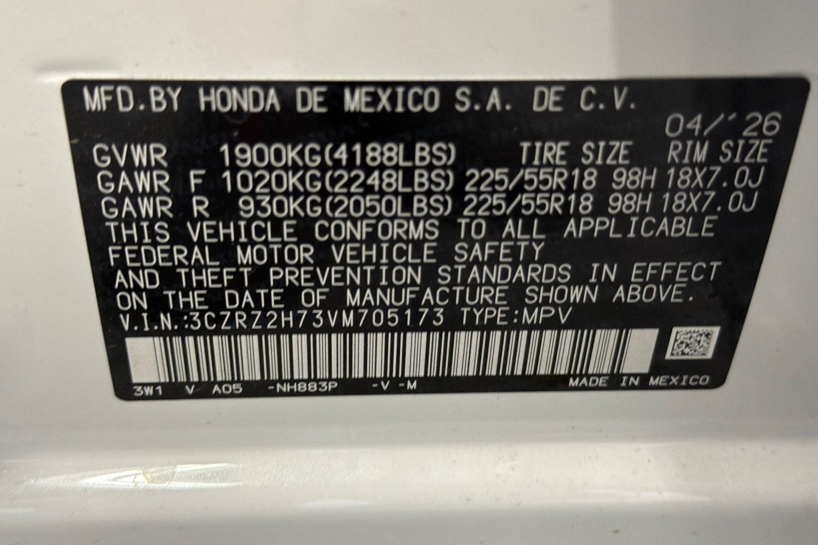 2027 Honda HR-V EX-L