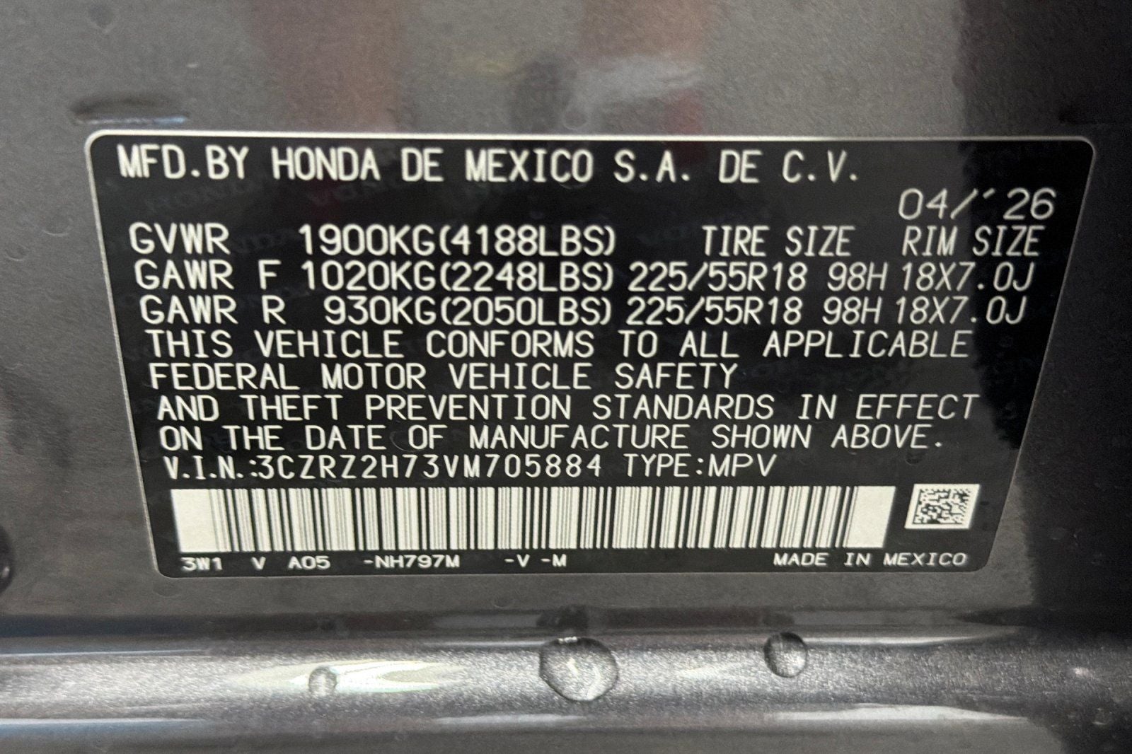2027 Honda HR-V EX-L