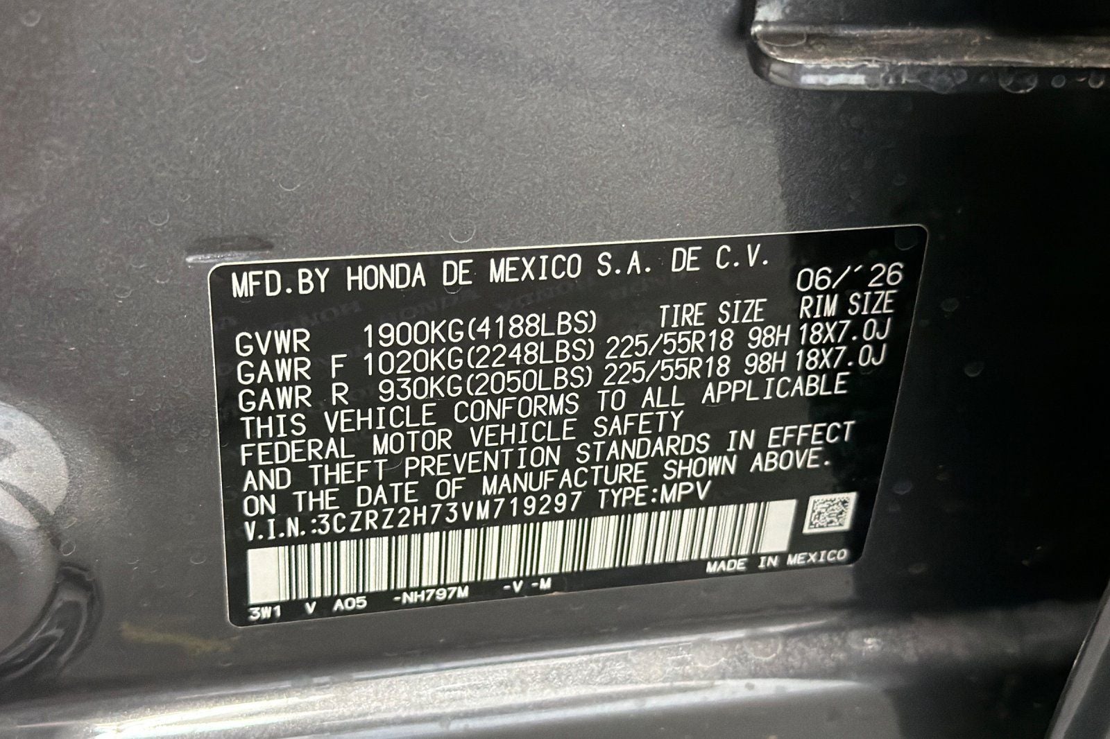 2027 Honda HR-V EX-L