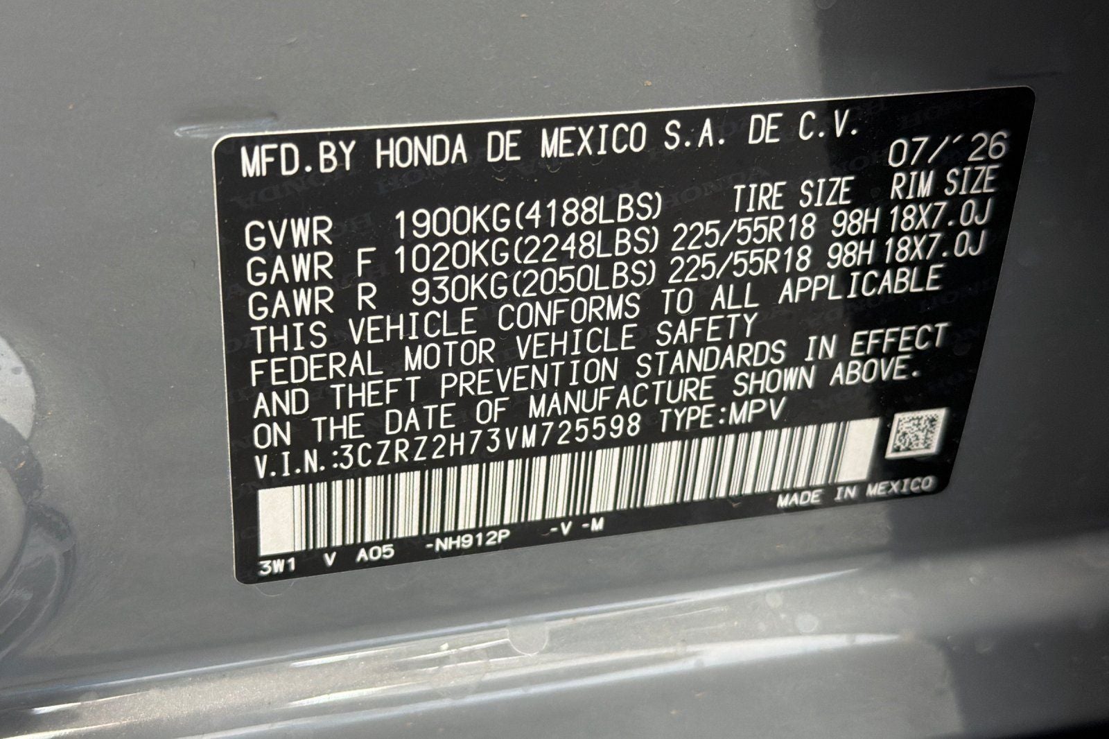 2027 Honda HR-V EX-L