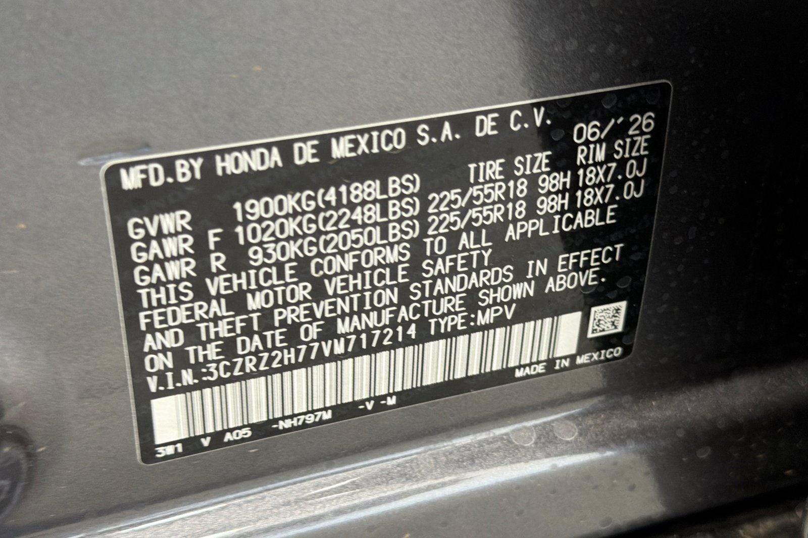 2027 Honda HR-V EX-L